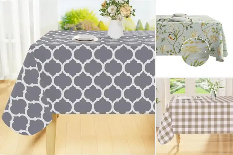 Detailed view of Best Outdoor Tablecloths For Dining