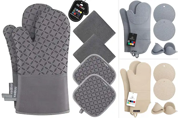 Detailed view of Best Oven Mitt Sets For High Heat Handling