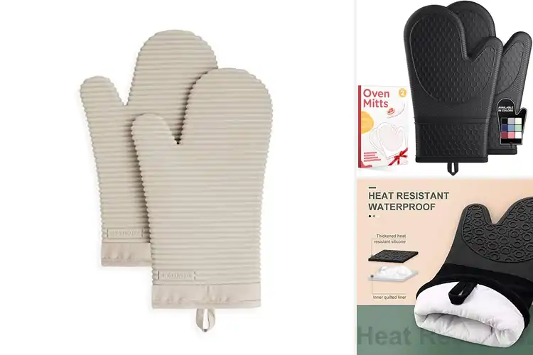 Detailed view of 10 Best Oven Mitts For Baking: Safe, Cozy Cooking