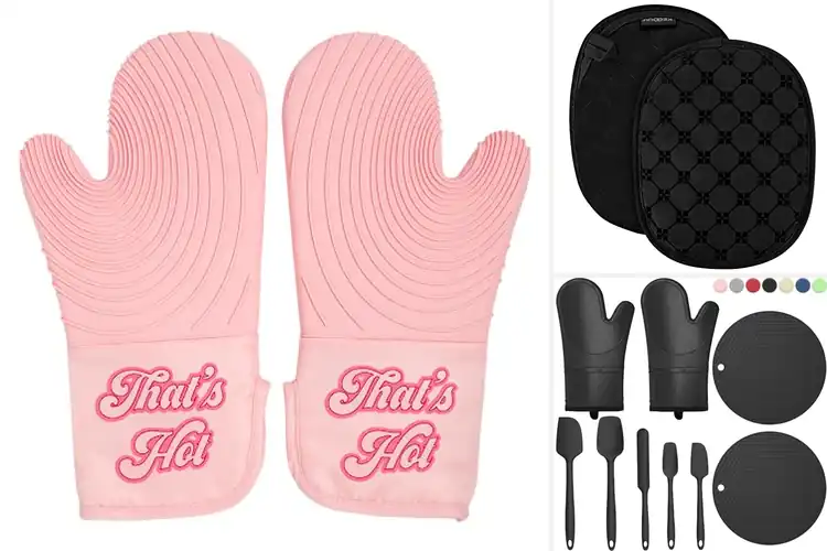 Detailed view of 10 Best Oven Mitts For Hot Bakeware – Grip & Heat Shield