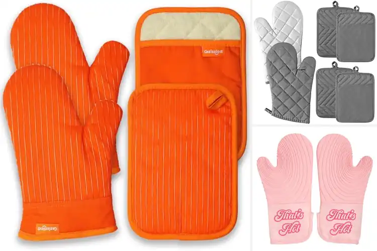 Detailed view of 10 Best Oven Mitts For Hot Cookware: Safe Hands