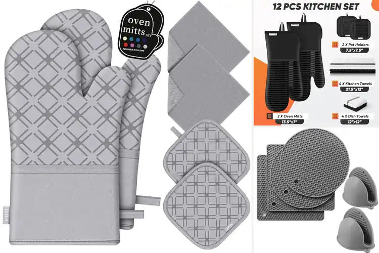 Detailed view of 10 Best Oven Mitts For Hot Dishes: Secure Grip & Heat Protection