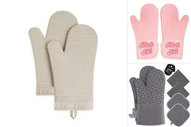 Detailed view of 10 Best Oven Mitts For Hot Kitchen Appliances And Items:Now