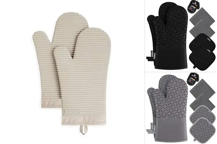 Detailed view of 10 Best Oven Mitts For Hot Kitchen Equipment And Accessories