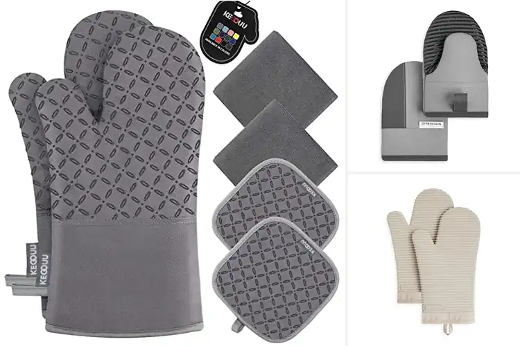 Detailed view of 10 Best Oven Mitts For Hot Kitchen Equipment And Products
