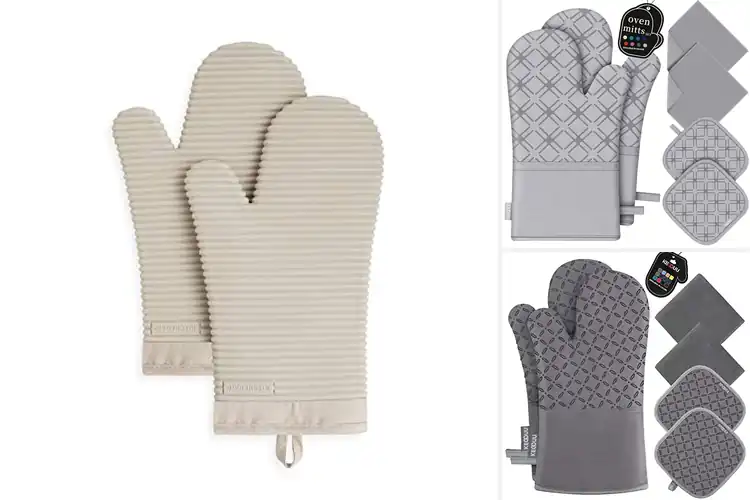 Detailed view of 10 Best Oven Mitts For Hot Kitchen Goods And Supplies – Pro