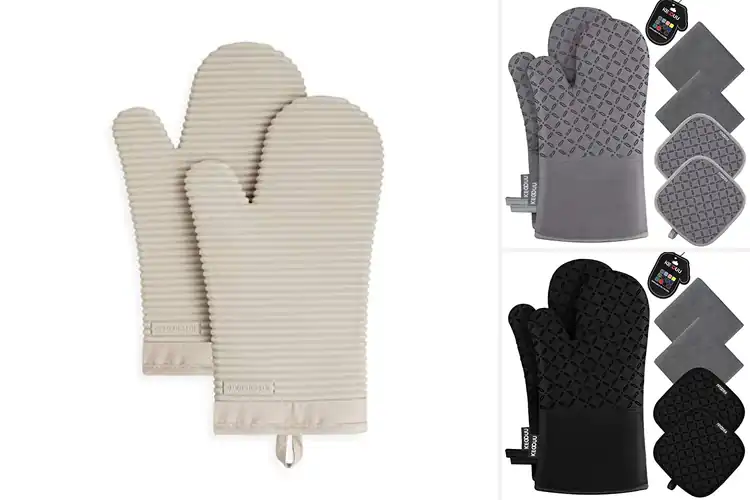 Detailed view of 10 Best Oven Mitts For Hot Kitchen Items And Equipment —Pro
