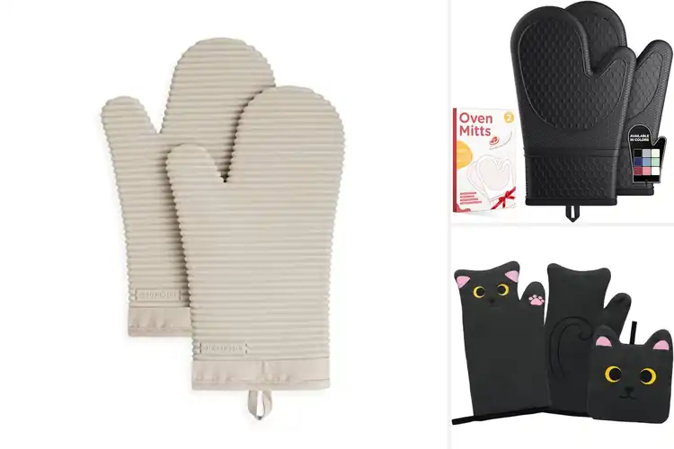 Detailed view of 10 Best Oven Mitts For Hot Kitchen Supplies And Gadgets