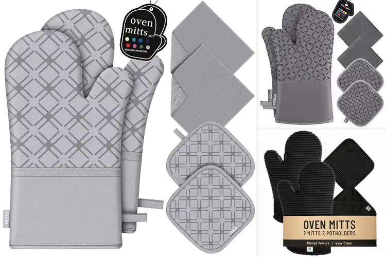 Detailed view of 10 Best Oven Mitts For Hot Kitchen Supplies And Products: