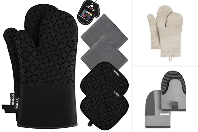 Detailed view of 10 Best Oven Mitts For Hot Kitchen Tools and Equipment: Stay Safe