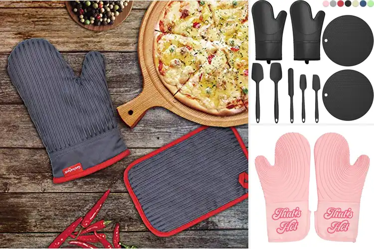 Detailed view of 10 Best Oven Mitts For Hot Kitchenware – Safe & Easy-Clean