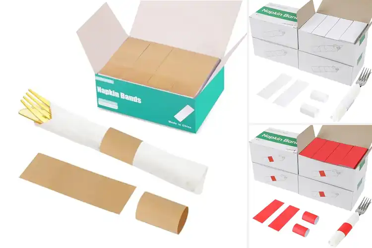Detailed view of Best Pack 2000 Pcs Napkin Bands