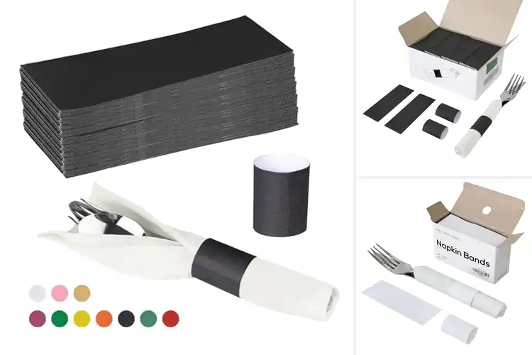 Detailed view of Best Paper Napkin Bands