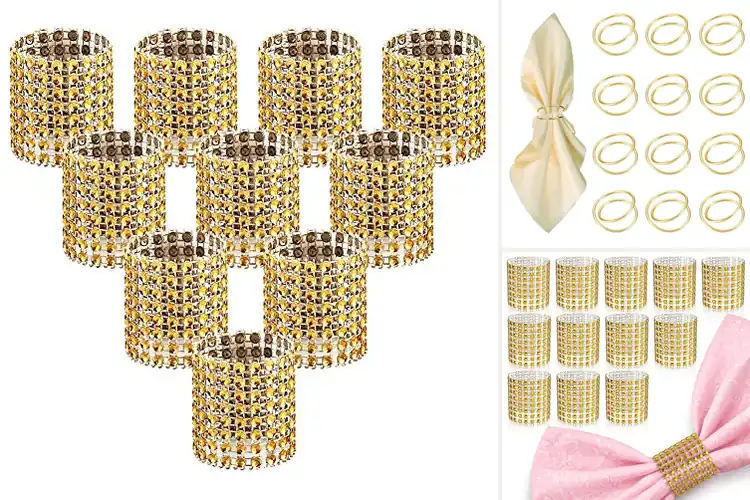 Detailed view of Best Party Napkin Rings: 10 Elegant Picks to Wow Your Guests