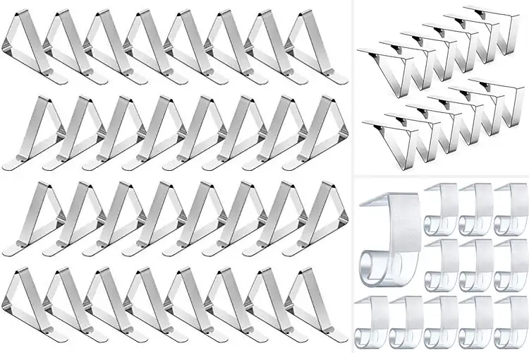 Detailed view of Best Party Table Clips for Secure, Stylish Tablecloths