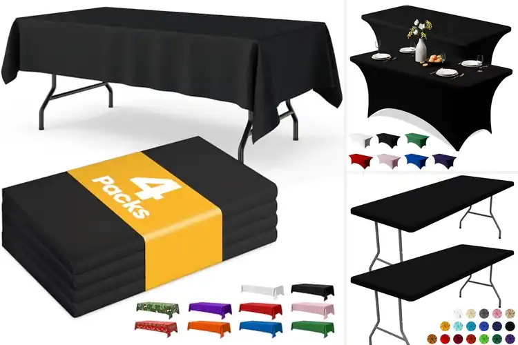 Detailed view of Best Party Table Covers For 6Ft Tables