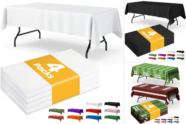 Detailed view of Best Party Table Covers For Holidays And Gatherings