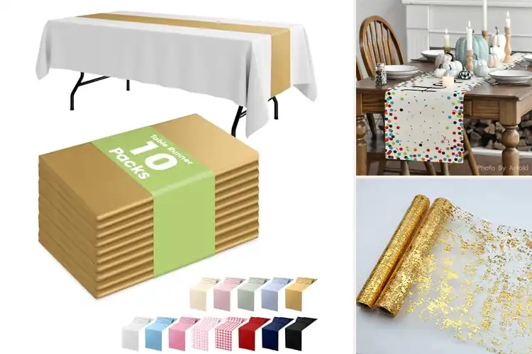 Detailed view of 10 Best Party Table Runners for Stylish Events
