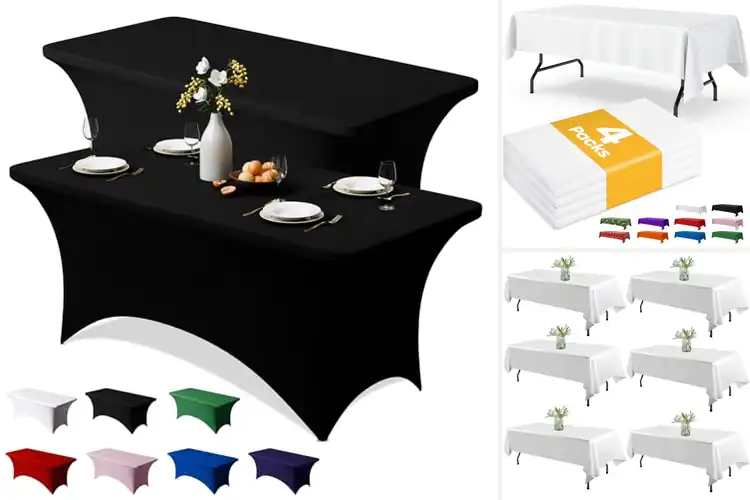 Detailed view of Best Party Tablecloths For 6Ft Tables
