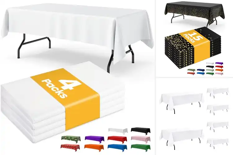 Detailed view of Best PEVA Plastic Tablecloths For Durability