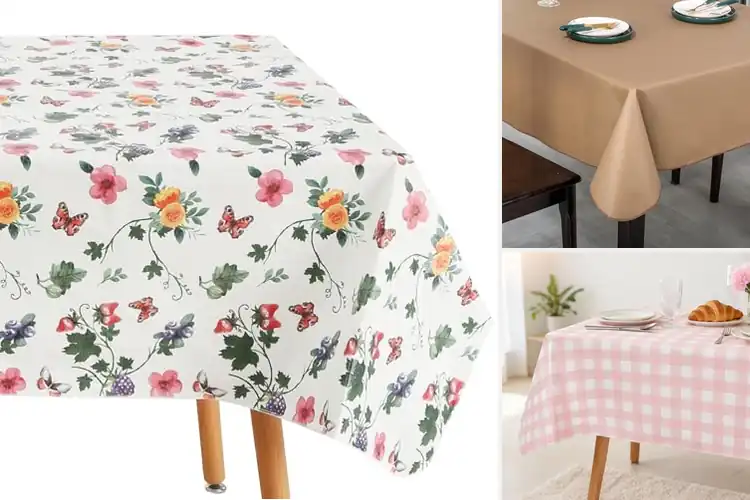 Detailed view of Best PEVA Tablecloth Large Rectangular