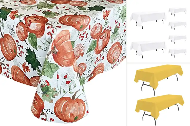 Detailed view of 10 Best PEVA Tablecloths for a Pristine Dining Table