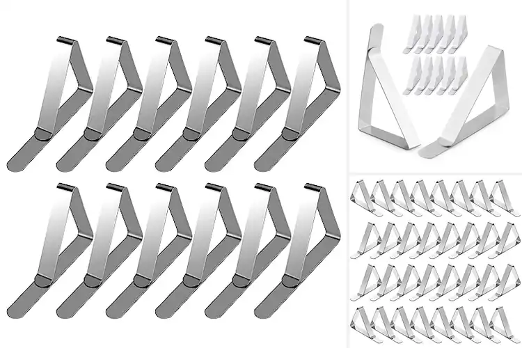 Detailed view of Best Picnic Table Clips: Secure Your Tablecloth with Ease