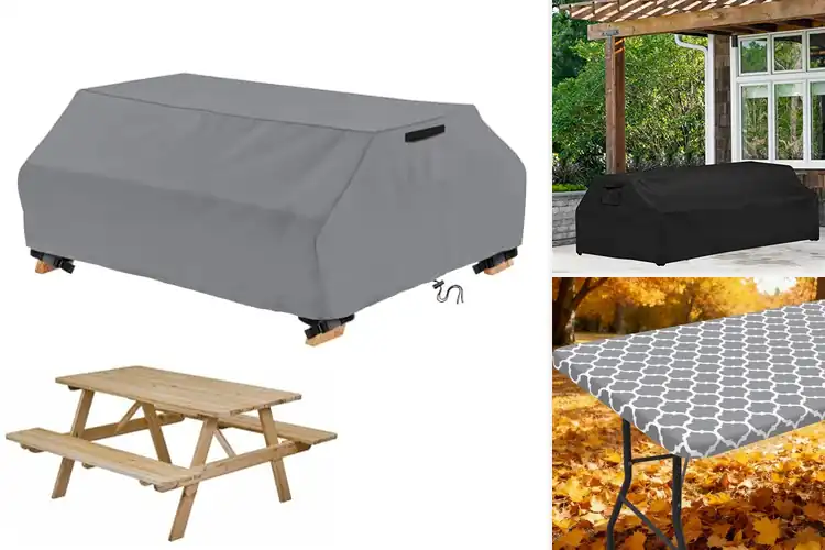 Detailed view of 10 Best Picnic Table Protectors: Stay Dry Outdoors