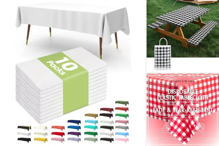 Detailed view of 10 Best Picnic Tablecloths: Waterproof & Durable