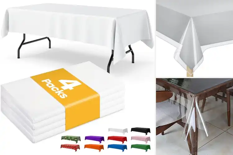 Detailed view of Best Plastic Rectangle Table Covers For Buffet