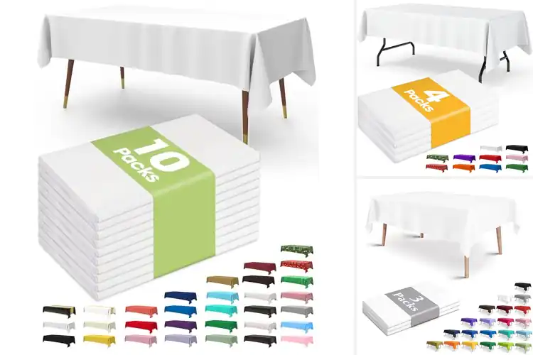 Detailed view of Best Plastic Tablecloths For Rectangle Tables