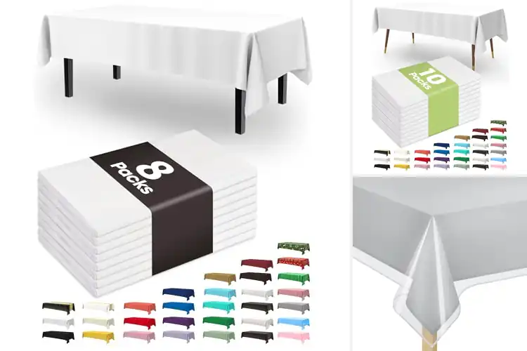 Detailed view of Best Plastic Tablecloths For Tables