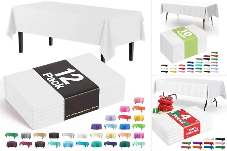 Detailed view of 10 Best Plastic Tablecovers: Tables That Shine