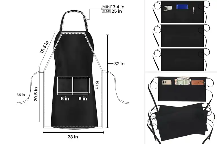 Detailed view of Best Pocket Aprons: Keep Clean, Stay Organized, Work Smarter