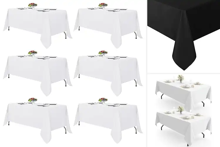 Detailed view of 10 Best Polyester Tablecloths for a Stylish and Easy Setup