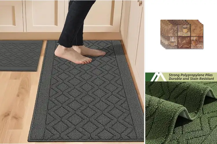 Detailed view of Best Polypropylene Kitchen Mat Materials