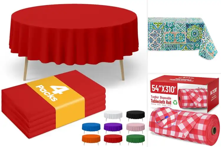 Detailed view of 10 Best Premium Peva Tablecloths for Elegant Dining
