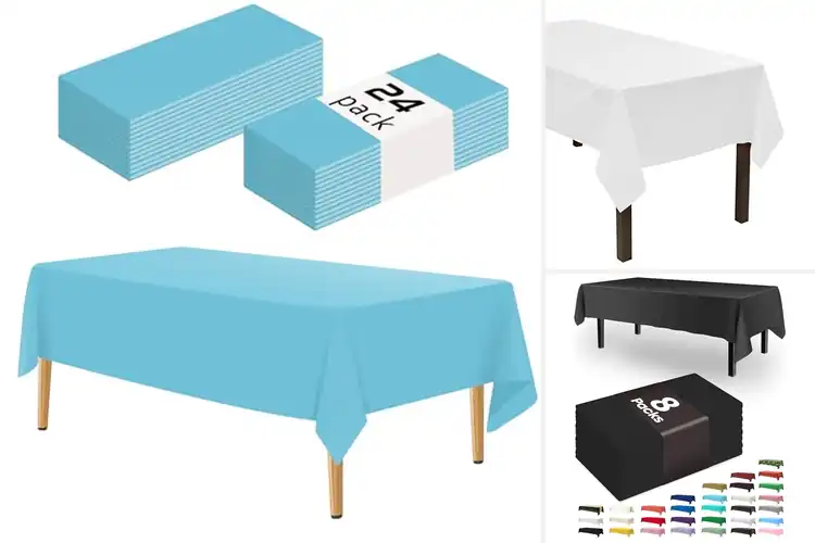 Detailed view of Best Quick Clean Up Table Covers For Parties