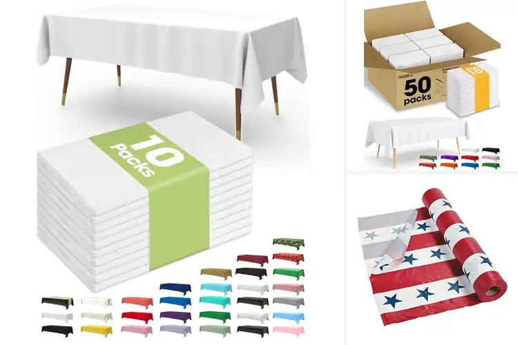 Detailed view of Best Quick Cleanup Tablecloths: Top Durable & Stylish Picks