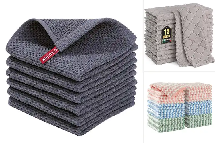 Detailed view of 10 Best Quick Drying Dish Cloths for Easy Cleaning