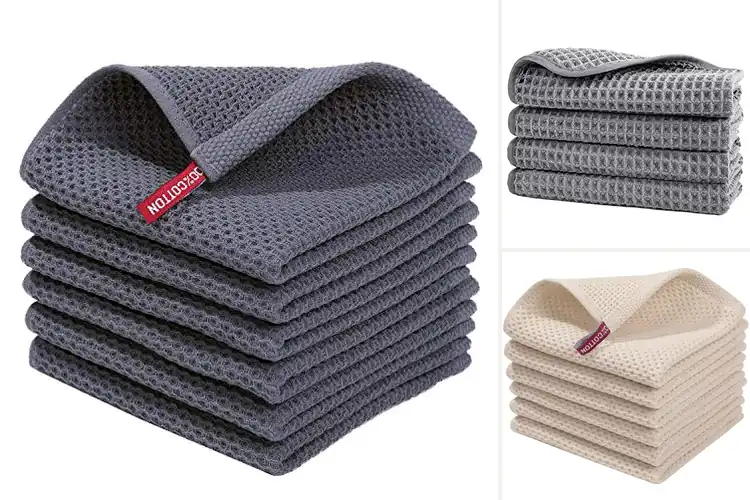 Detailed view of 10 Best Quick Drying Waffle Cloths: Absorbent & Soft