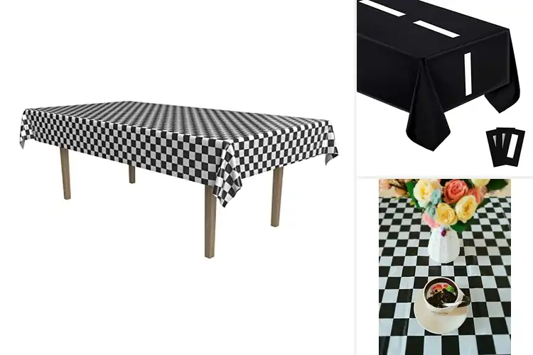 Detailed view of 6 Best Racing Tablecloths: Boost Fun & Visual Appeal