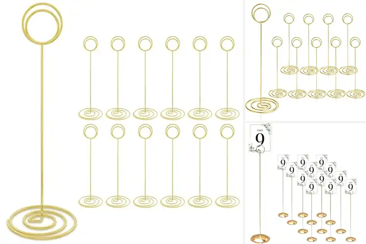 Detailed view of Best Reception Table Number Holders