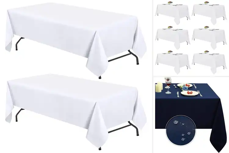 Detailed view of Best Rectangle Tablecloths For 8Ft Tables