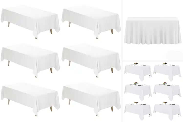 Detailed view of 10 Best Rectangular Tablecloths For Banquets – Durable & Neat