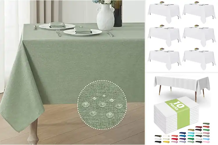 Detailed view of 10 Best Rectangular Tablecloths: Dine in Style