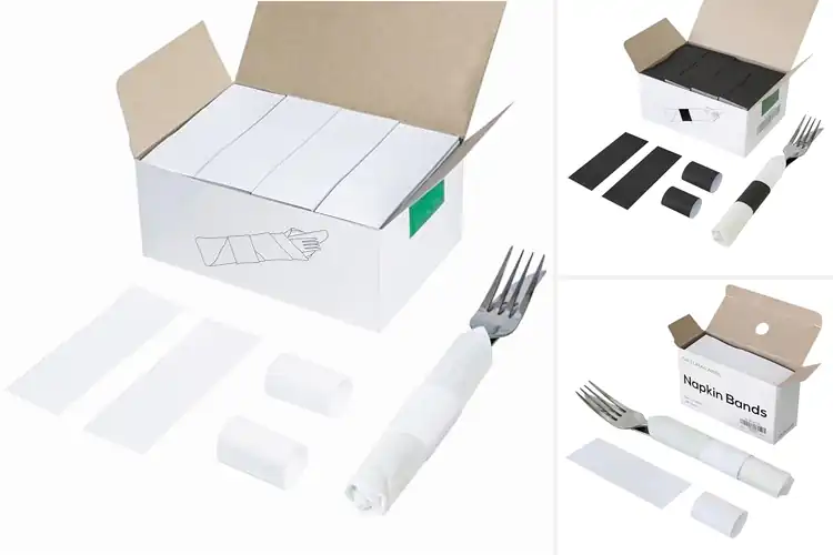 Detailed view of Best Recyclable Napkin Bands