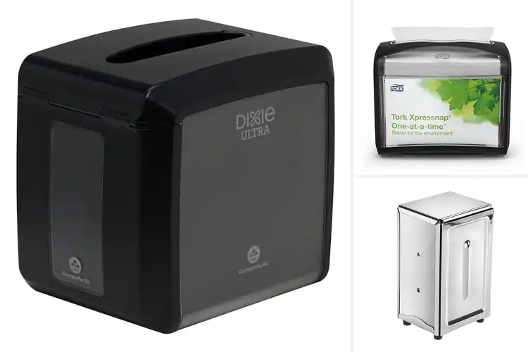 Detailed view of Best Restaurant Napkin Dispensers