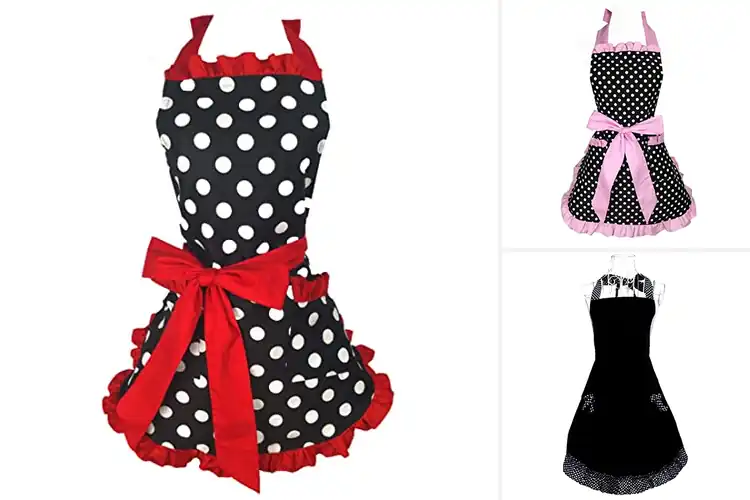 Detailed view of Best Retro Aprons: 10 Stylish Vintage Kitchen Essentials