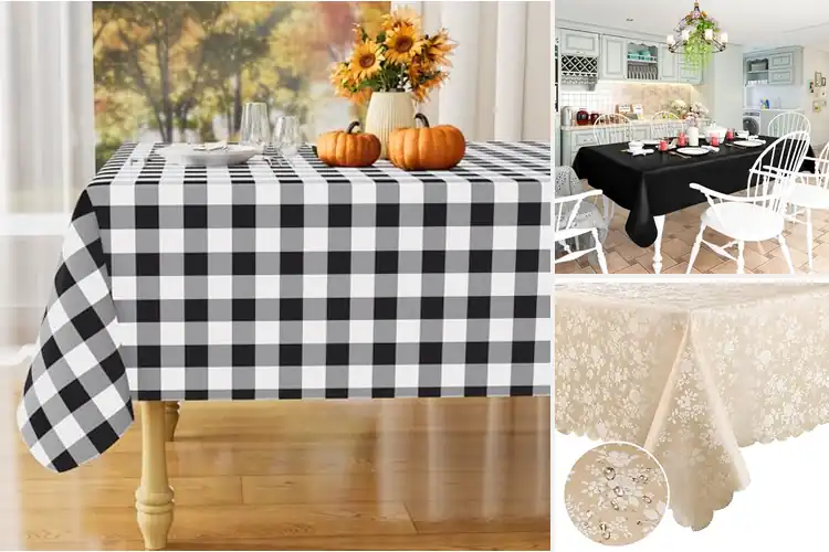 Detailed view of 10 Best Reusable Plastic Tablecloths: Protect Your Table